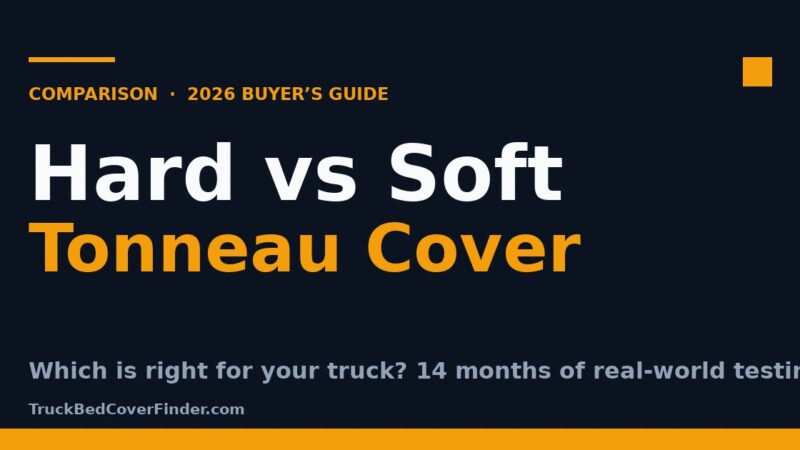 Hard vs soft tonneau cover comparison cover image
