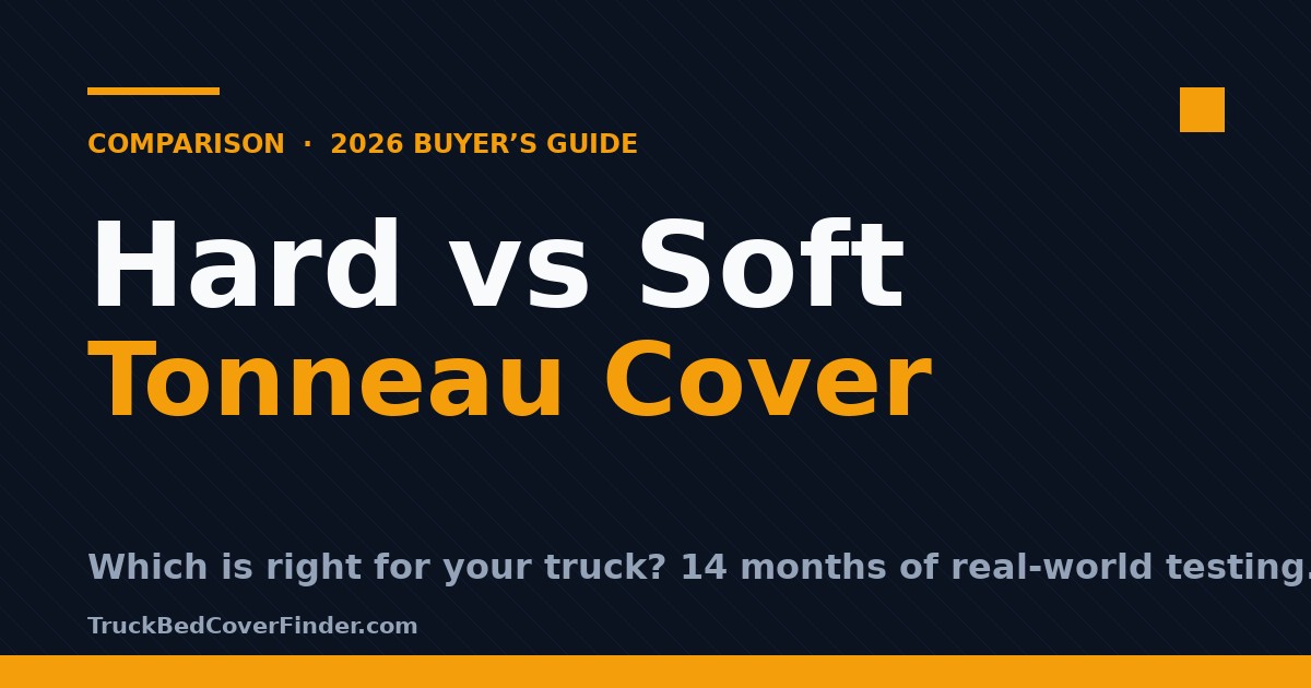 Hard vs soft tonneau cover comparison cover image