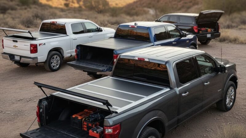 Truck bed tonneau cover types
