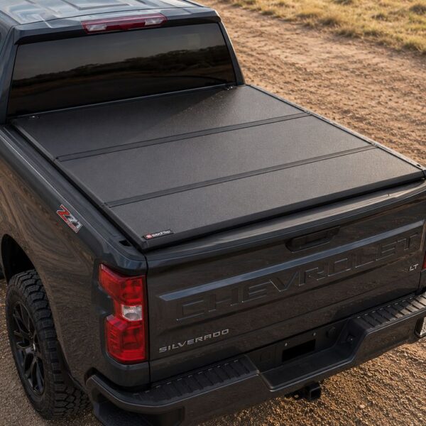 Tri-fold tonneau covers